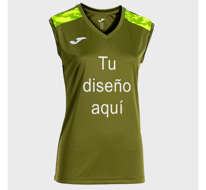 Camiseta voley sin mangas de mujer Joma CHAMPIONSHIP VIII personalizada