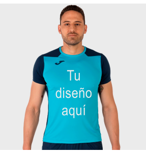 Camiseta bicolor de running Joma RECORD II personalizada