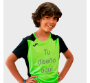 Camiseta bicolor infantil de running Joma RECORD II personalizada