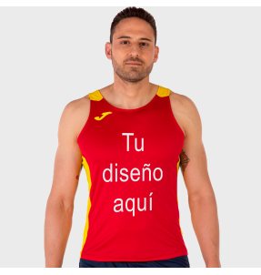 Camiseta running de tirantes Joma RECORD II personalizada