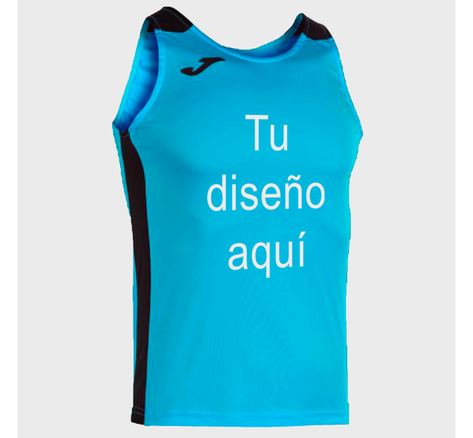 Camiseta infantil running de tirantes Joma RECORD II personalizada