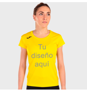Camiseta de mujer running Joma RECORD II personalizada
