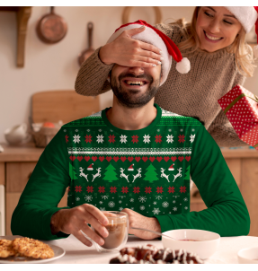Jersey navideño Copos de Nieve