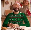 Jersey navideño Copos de Nieve