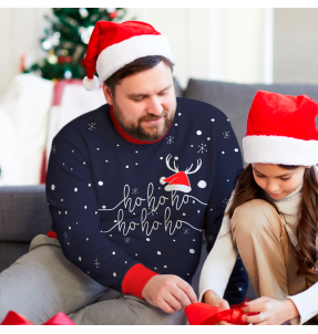 Jersey navideño tallas grandes Ho Ho Ho
