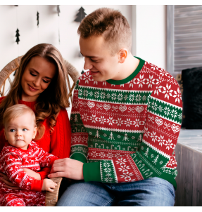 Jersey navideño tallas grandes Bastones de Caramelo