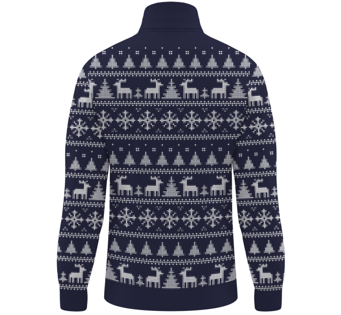 Jersey infantil navideño con cremallera Renos