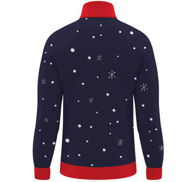 Jersey navideño con cremallera Ho Ho Ho