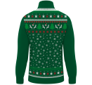 Jersey navideño con cremallera Copos de Nieve