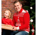 Jersey navideño con cremallera tallas grandes Feliz Navidad