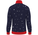 Jersey navideño con cremallera tallas grandes Ho Ho Ho