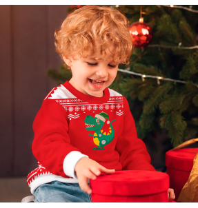 Jersey infantil navideño Feliz Navidad personalizado