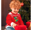 Jersey infantil navideño Feliz Navidad personalizado