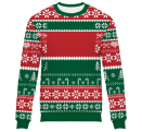 Jersey infantil navideño Bastones de Caramelo personalizado