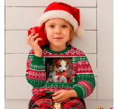 Jersey infantil navideño Bastones de Caramelo personalizado