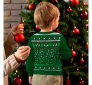Jersey infantil navideño Copos de Nieve personalizado