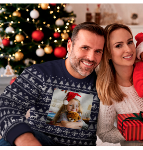 Jersey navideño tallas grandes Renos personalizado