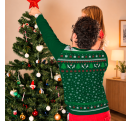 Jersey navideño Copos de Nieve personalizado
