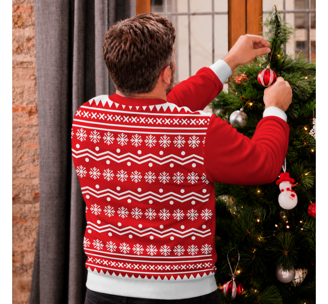 Jersey navideño tallas grandes Feliz Navidad personalizado