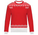 Jersey navideño tallas grandes Feliz Navidad personalizado