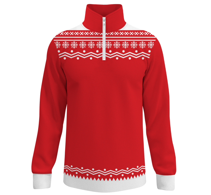 Jersey infantil navideño con cremallera Feliz Navidad personalizado