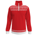 Jersey infantil navideño con cremallera Feliz Navidad personalizado