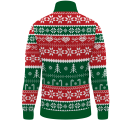 Jersey infantil navideño con cremallera Bastones de Caramelo personalizado