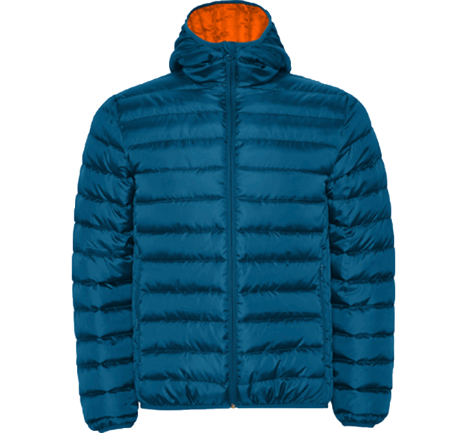 Chaqueta plumón con capucha personalizada