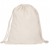 Mochila de cordones 100% algodón orgánico personalizada