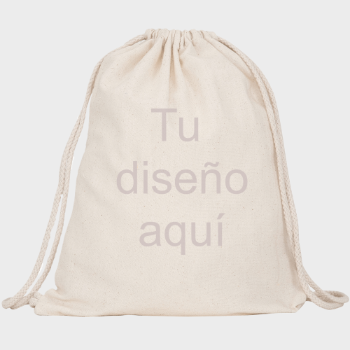 Mochilas de cordones personalizadas . MOCHILA CUERDAS BÁSICA