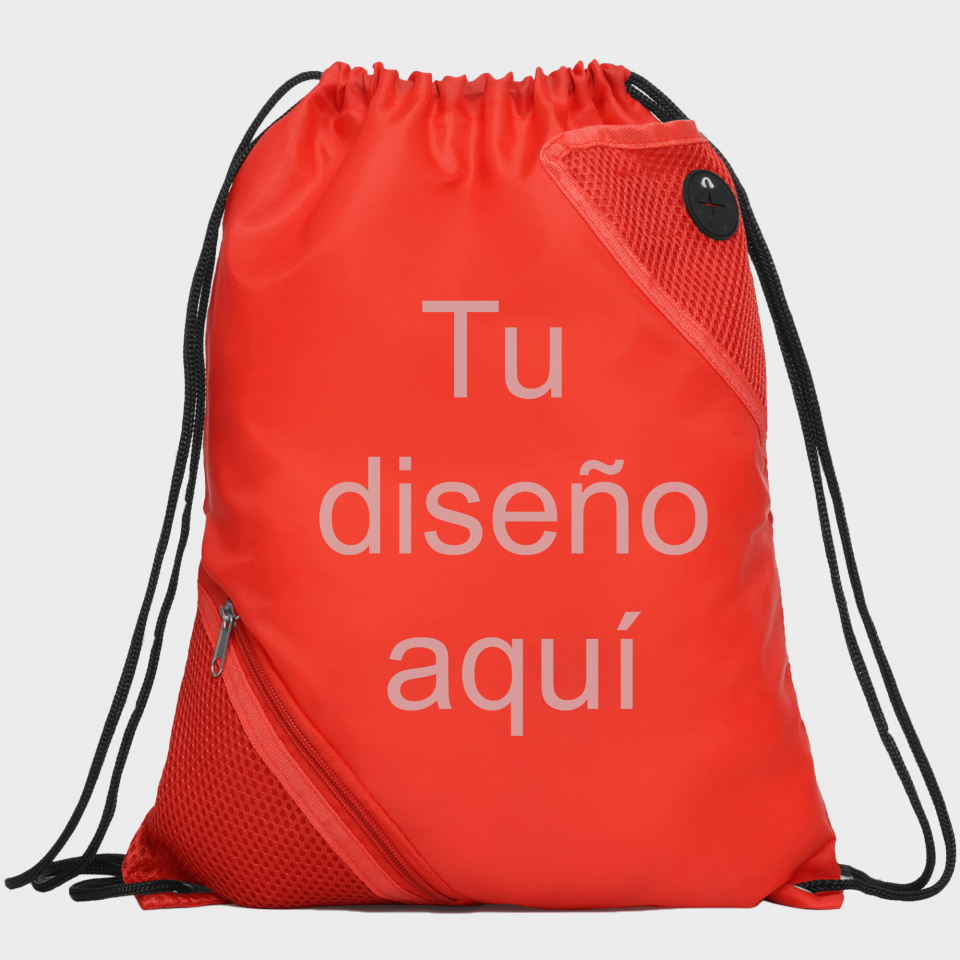 Mochila de cordones Cuenca con ojales metálicos personalizada