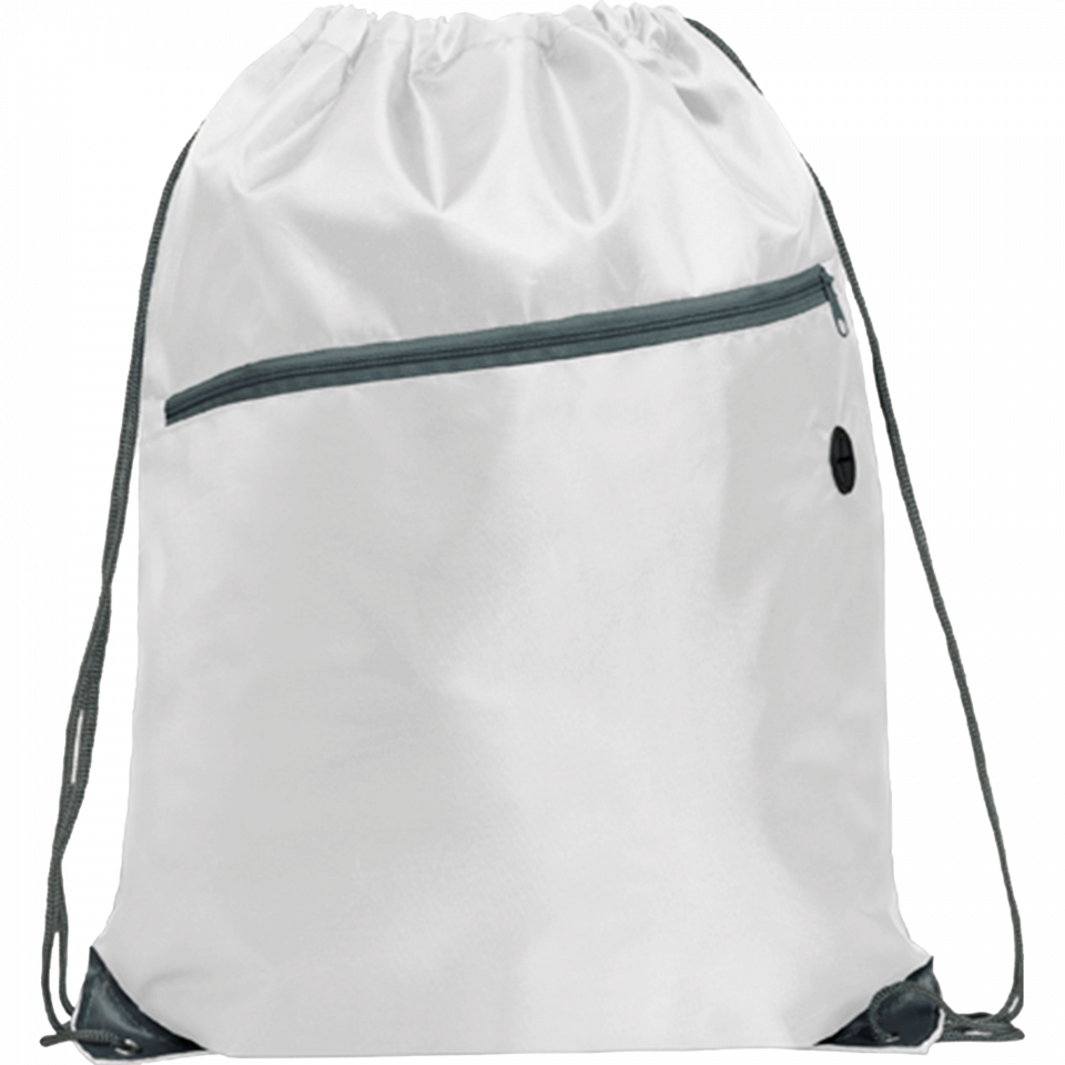 Mochila de cordones Ninfa con esquinas reforzadas en poliéster personalizada