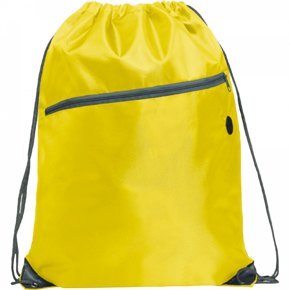 Mochila de cordones Ninfa con esquinas reforzadas en poliéster personalizada