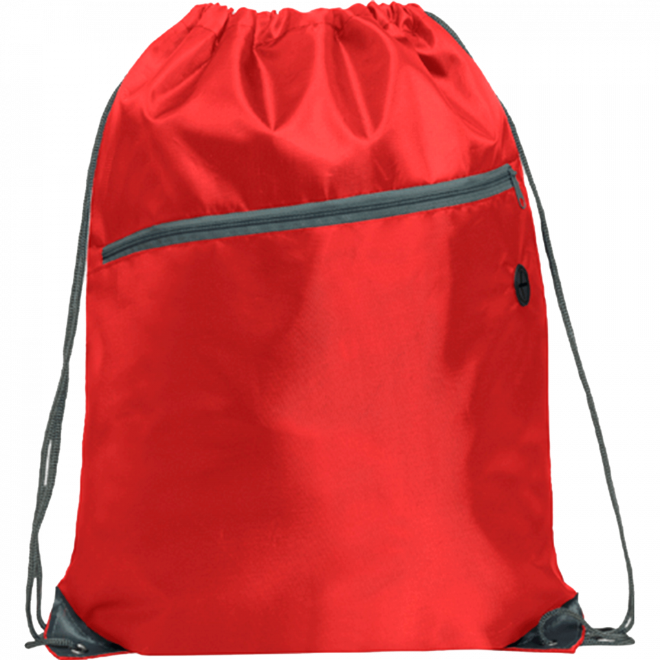 Mochila de cordones Ninfa con esquinas reforzadas en poliéster personalizada