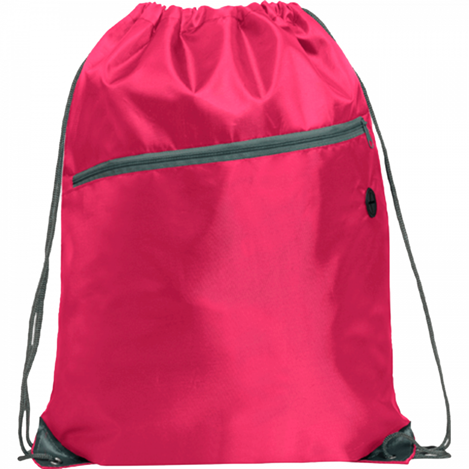 Mochila de cordones Ninfa con esquinas reforzadas en poliéster personalizada