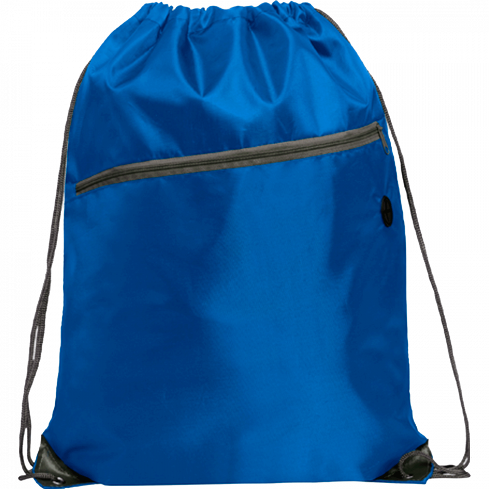 Mochila de cordones Ninfa con esquinas reforzadas en poliéster personalizada