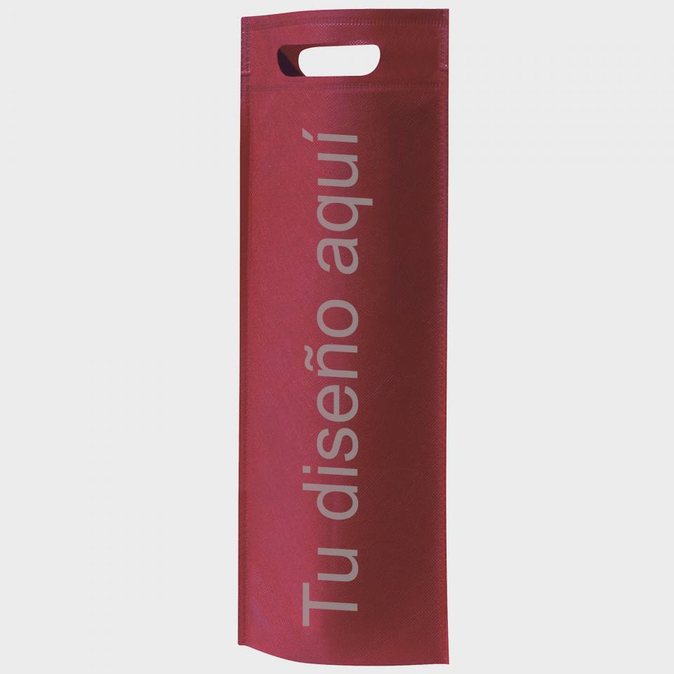 Bolsa non-woven River para botellas personalizada