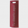 Bolsa non-woven River para botellas personalizada