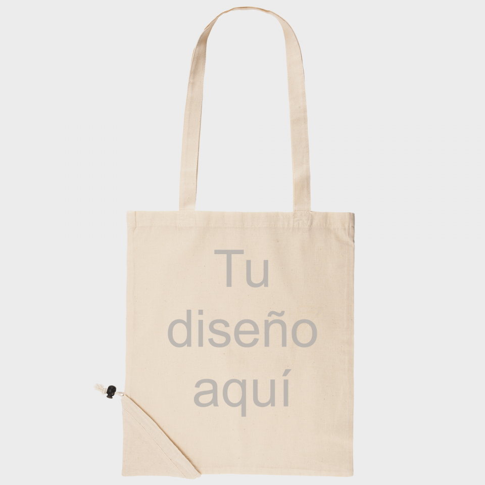 Bolsa de compra plegable Dune 100% de algodón personalizada