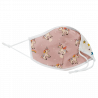 Mascarilla algodón orgánico reversible pequeña unicorn pink y star homologada con protección +90%