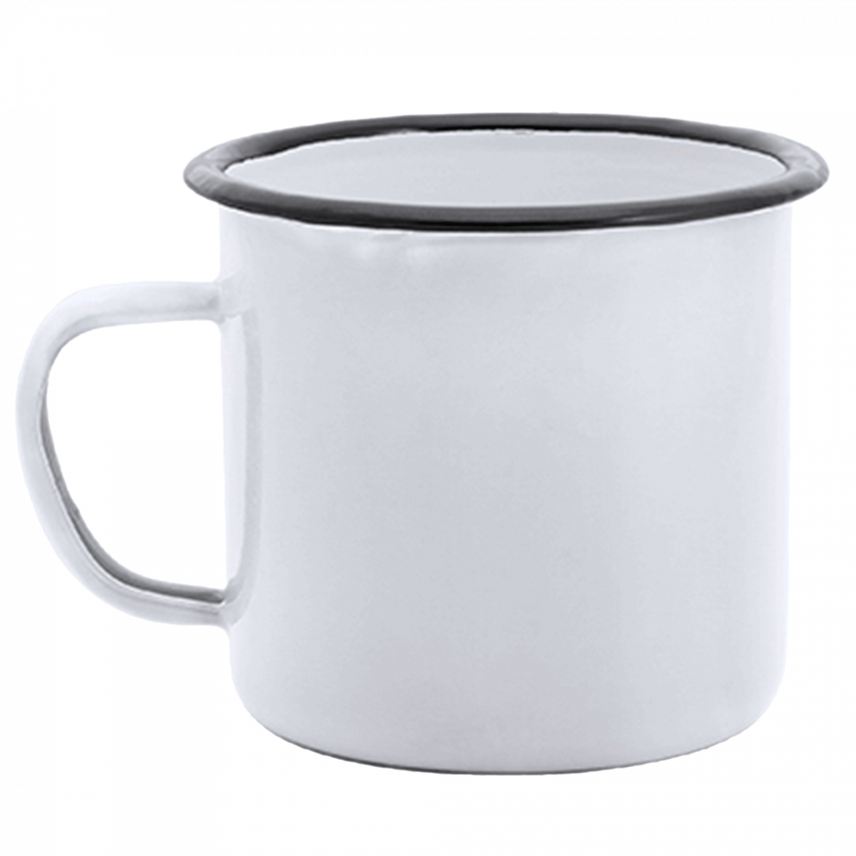 Taza metálica Anon con estilo retro sin personalizar