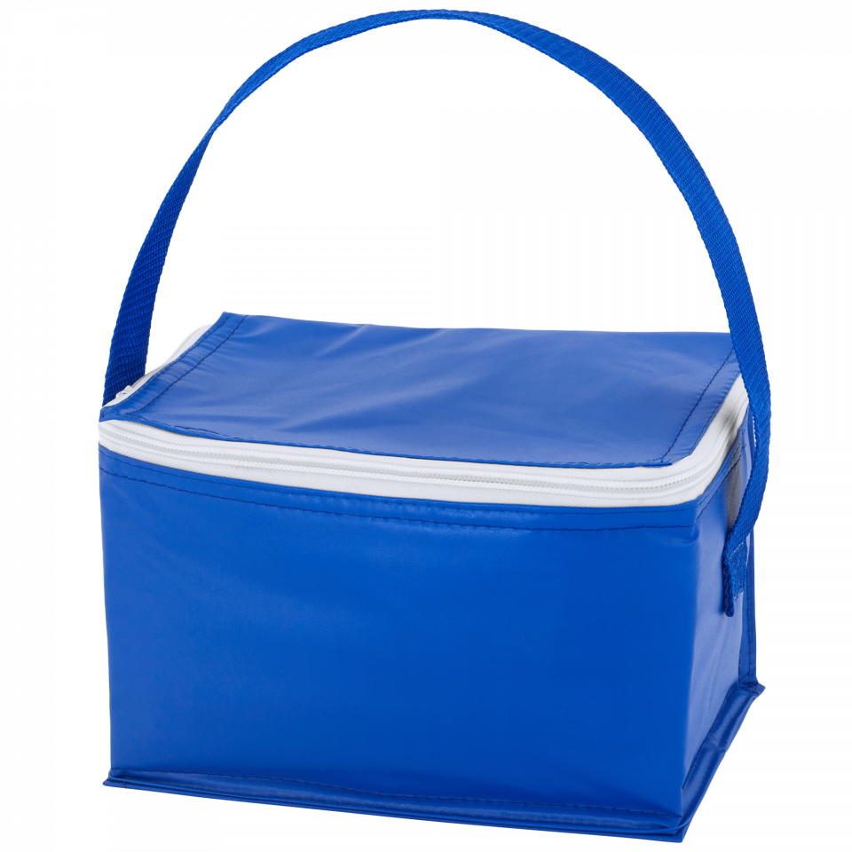 Nevera Tibu con interior isotérmico de aluminio para 6 latas personalizada