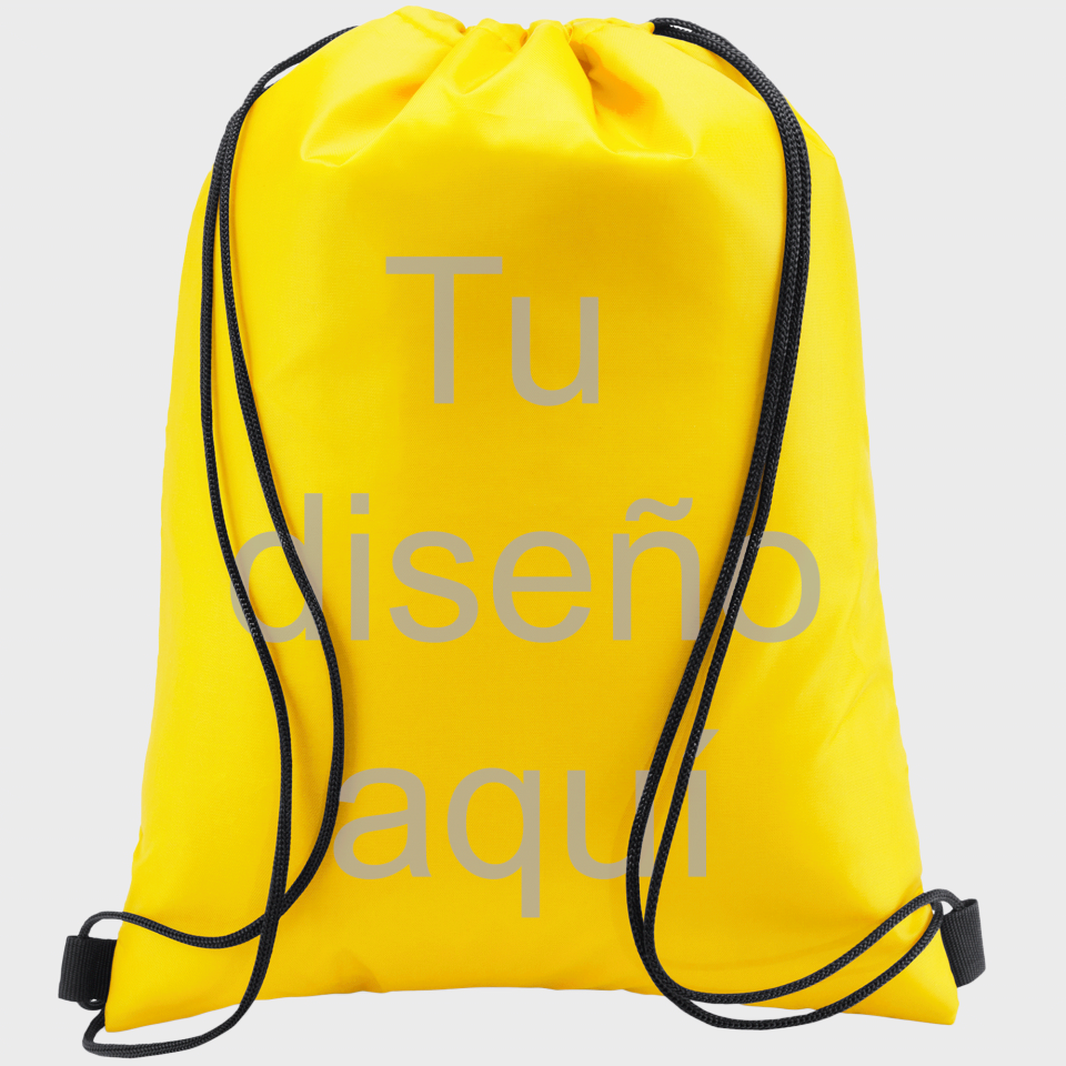 Mochila nevera de cuerdas Graja con interior isotérmico de aluminio personalizada