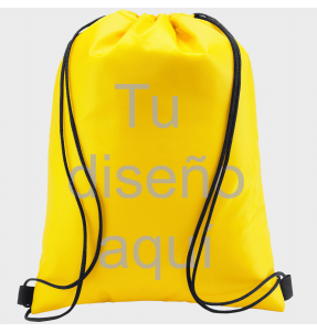 Mochila nevera de cuerdas Graja con interior isotérmico de aluminio personalizada