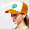 Gorra de malla de 5 paneles personalizada