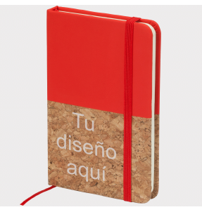 Bloc de notas A6 Iris mixta corcho/polipiel personalizado