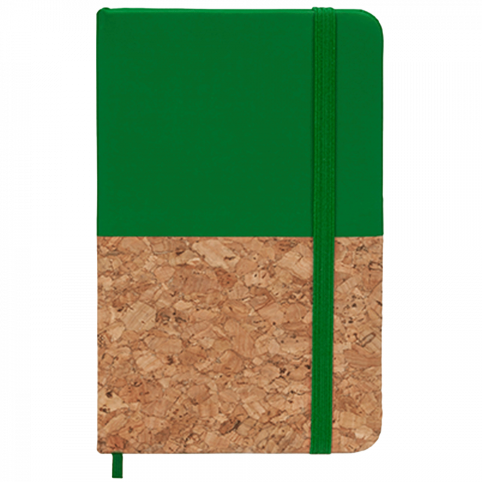 Bloc de notas A6 Iris mixta corcho/polipiel personalizado