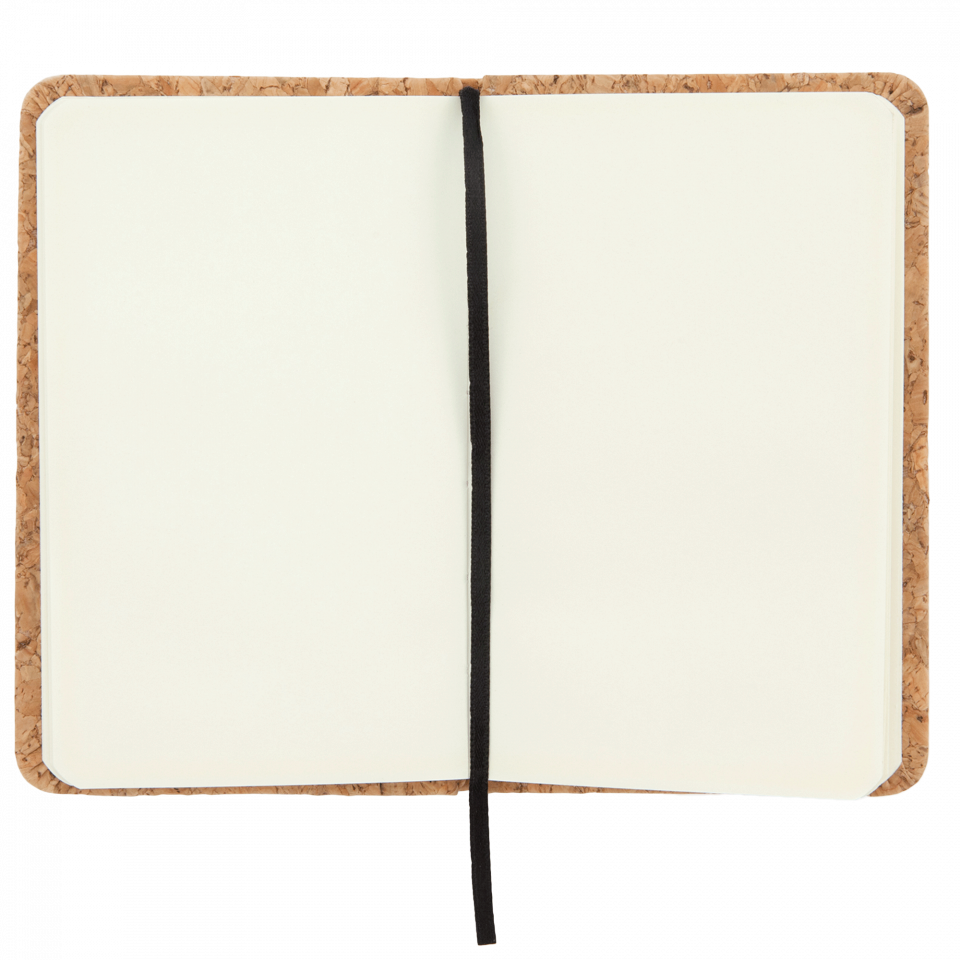 Bloc de notas A6 Cales de corcho natural personalizado