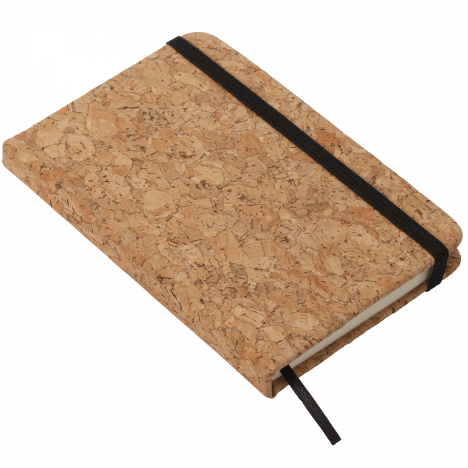 Bloc de notas A6 Cales de corcho natural personalizado
