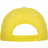 Gorra algodón 6 paneles con contraste en la visera